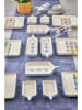 Hermia 14tlg. Frühstücks-Set in Beige/ Blau