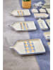 Hermia 14-delige ontbijtset beige/blauw