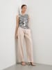 Gerry Weber Top in Schwarz/ Creme