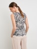 Gerry Weber Top in Schwarz/ Creme