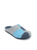 Mandel Clogs in Grau/ Blau