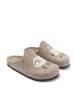 Mandel Clogs in Beige