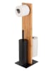 Wenko Toiletborstelgarnituur naturel - (B)18 x (H)69 x (D)18 cm