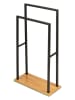 Wenko Handtuchständer in Schwarz - (B)46 x (H)80 x (T)20 cm