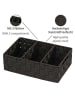 Wenko Organizer "Adria" zwart - (B)32 x (H)10 x (D)21 cm