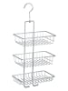 Wenko Roestvrijstalen doucherek "Nivala" zilverkleurig - (B)22 x (H)50 x (D)13 cm