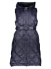 Rich & Royal Doorgestikte bodywarmer donkerblauw