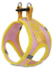 VOV & VUF Hundegeschirr in Rosa/ Gelb - (L)26-30 cm