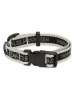 VOV & VUF Hundehalsband in Schwarz/ Weiß