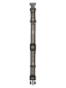 VOV & VUF Hundehalsband in Schwarz/ Creme