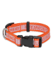 VOV & VUF Hundehalsband in Orange/ Lila
