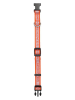 VOV & VUF Hundehalsband in Orange/ Lila