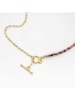 Ania Kruk Vergold. Halskette mit Schmuckelementen - (L)44 cm