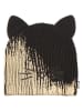 Karl Lagerfeld Kids Mütze in Beige/ Schwarz