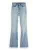 Scotch & Soda Spijkerbroek - flared fit - lichtblauw