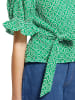 Scotch & Soda Bluse in Grün/ Weiß