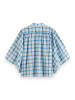 Scotch & Soda Bluse in Weiß/ Blau