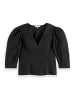 Scotch & Soda Bluse in Schwarz