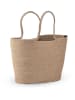Scandinavia Concept Shopper "Ezekiel" in Beige - (B)46 x (H)46 x (T)18 cm
