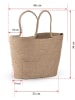 Scandinavia Concept Shopper bag "Ezekiel" w kolorze beżowym - 46 x 46 x 18 cm