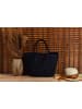 Scandinavia Concept Shopper "Ezekiel" in Schwarz - (B)46 x (H)46 x (T)18 cm