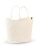 Scandinavia Concept Shopper "Ezekiel" in Creme - (B)46 x (H)46 x (T)18 cm
