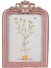 Clayre & Eef Bilderrahmen in Rosa - (B)13 x (H)20 x (T)2 cm