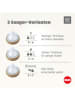 NUK 2er-Set: Babyflaschen "Perfect Match - Regenbogen + Herz" in Beige