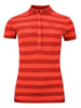 Odlo Poloshirt "Concord" in Rot/ Orange