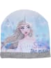 Disney Frozen Dwustronna czapka beanie "Kraina Lodu" w kolorze błękitnym