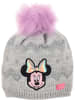 Disney Minnie Mouse Muts met pompon "Minnie" grijs