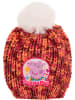 Peppa Pig Muts met pompon "Peppa Pig" rood