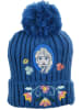 Disney Frozen Muts met pompon "Frozen" blauw
