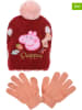 Peppa Pig 3tlg. Winteraccessoires-Set "Peppa Pig" in Rot