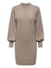 ONLY Strickkleid in Hellbraun