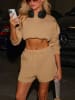 LA Angels 2tlg. Outfit in Beige