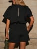 LA Angels Jumpsuit in Schwarz