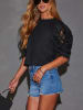 LA Angels Bluse in Schwarz