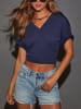 LA Angels Bluse in Dunkelblau