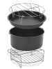 Tefal Easy Fry-Zubehör in Schwarz/ Silber