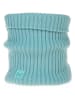 Buff Gebreide loopsjaal turquoise