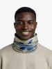 Buff Colsjaal "Thermonet" donkerblauw/geel