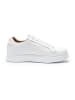 British Passport Leren sneakers wit