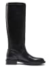 British Passport Leder-Stiefel in Schwarz