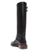 British Passport Leder-Stiefel in Schwarz