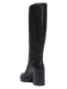 British Passport Leder-Stiefel in Schwarz