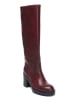 British Passport Leren laarzen bordeaux
