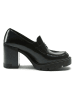 British Passport Leren mocassins zwart