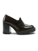 British Passport Leren mocassins bordeaux