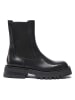 British Passport Leren boots zwart